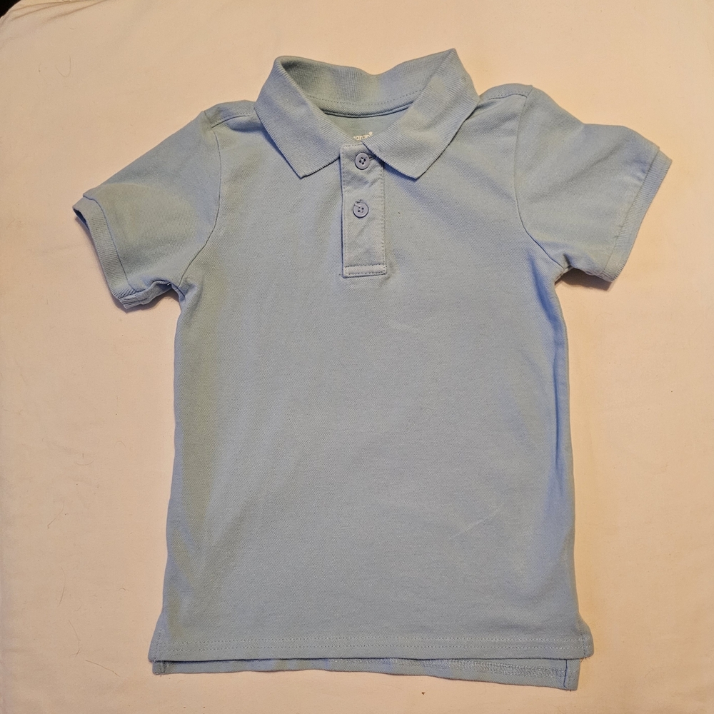 Size 5T Garanimals Light Blue Kids Polo Shirt